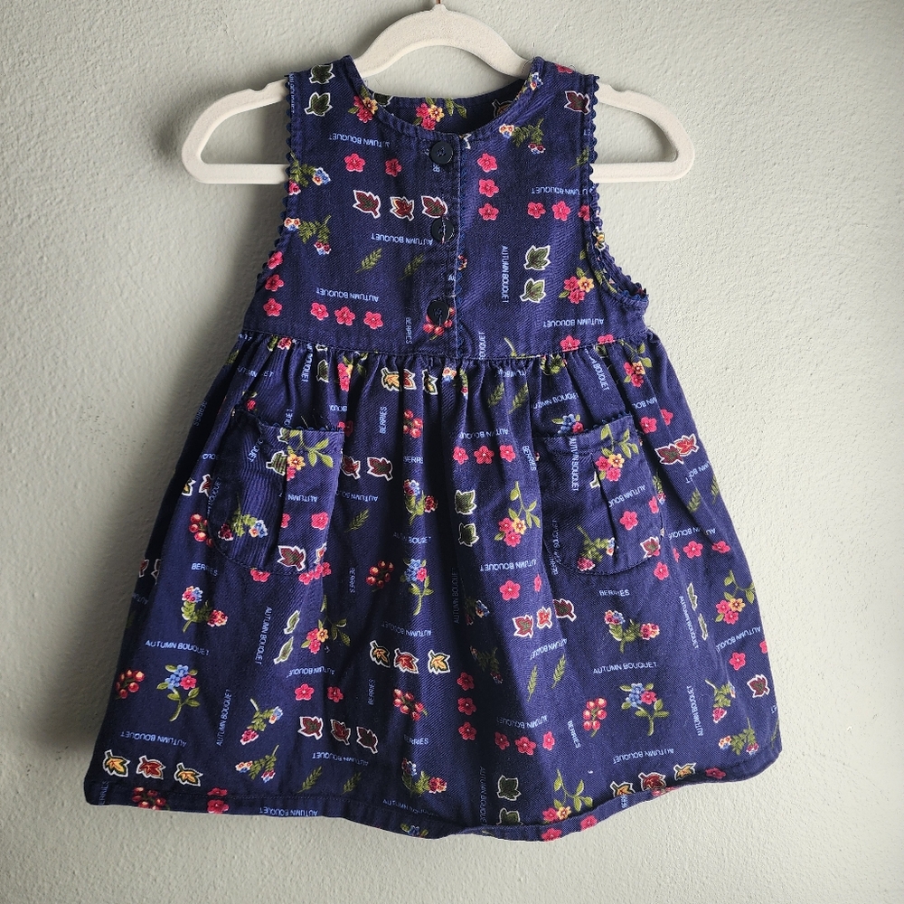 Vintage McKids Autumn Fall Dress 3t